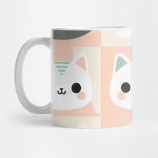 Kitten Pattern 2 Mug